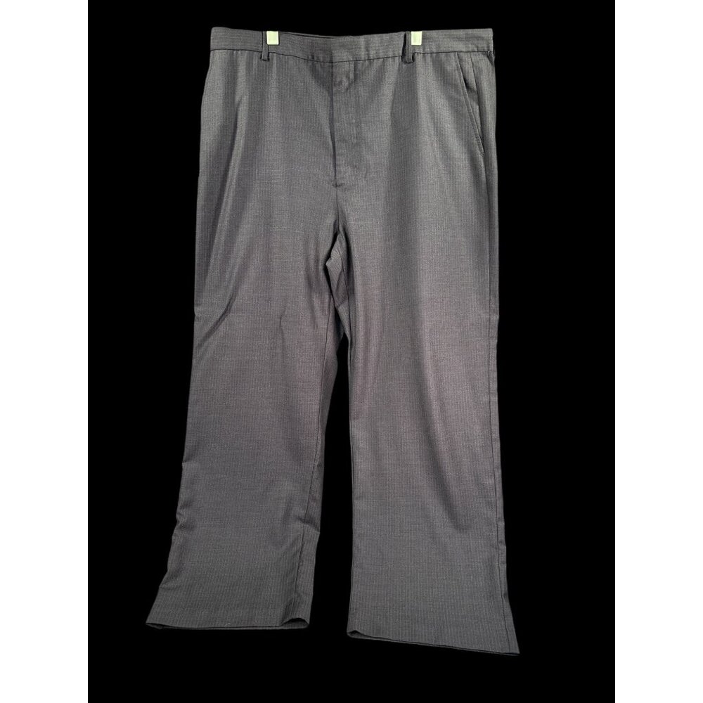 Reunion‎ Mens Pants Slacks 40W 30L Relaxed Fit Washable Black Dress Pants